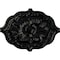 Ekena Millwork Pesaro Ceiling Medallion, Hand-Painted Black Pearl, 36"W x 26"H x 1 1/2"P CM36X26PEBPS - alternate 1
